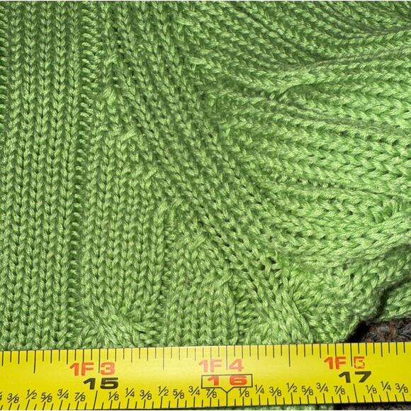 Brooks Brothers Green Cable Knit Sweater - Small - Picture 4 of 5